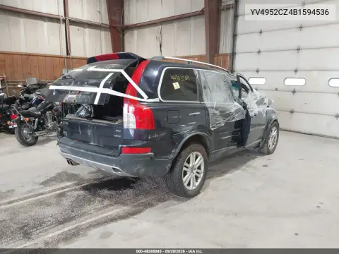 2011 Volvo Xc90 3.2 VIN YV4952CZ4B1594536 фото 4
