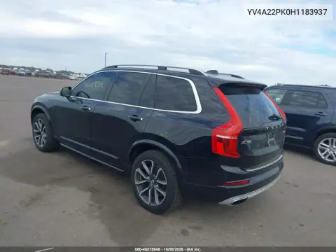2017 Volvo Xc90 T6 Momentum VIN YV4A22PK0H1183937 фото 4