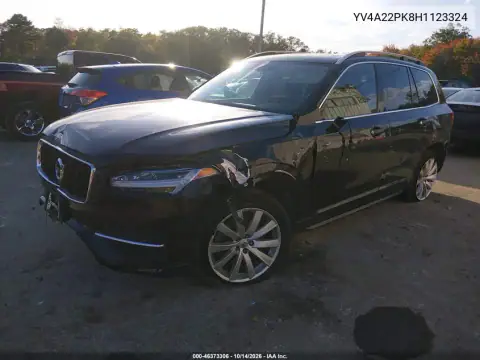 YV4A22PK8H1123324 — 2017 Volvo XC90, фото 3 с аукциона IAAI, Передняя часть