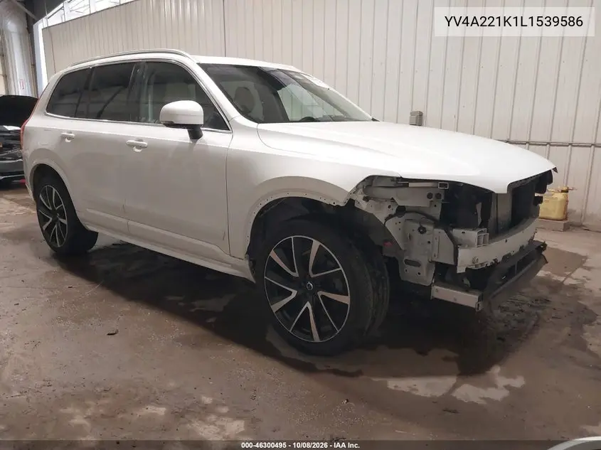 2020 Volvo Xc90 T6 Momentum 6 Passenger VIN YV4A221K1L1539586 фото 2