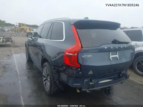 2022 Volvo Xc90 T6 Momentum 6 Passenger VIN YV4A221K7N1835246 фото 4