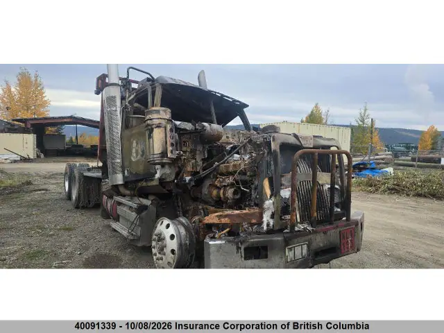 5KJJALD18FPGS7654 Western Star/Auto Car Conventional 4900SA 2015 — повреждение Полный пожар, фото до ремонта