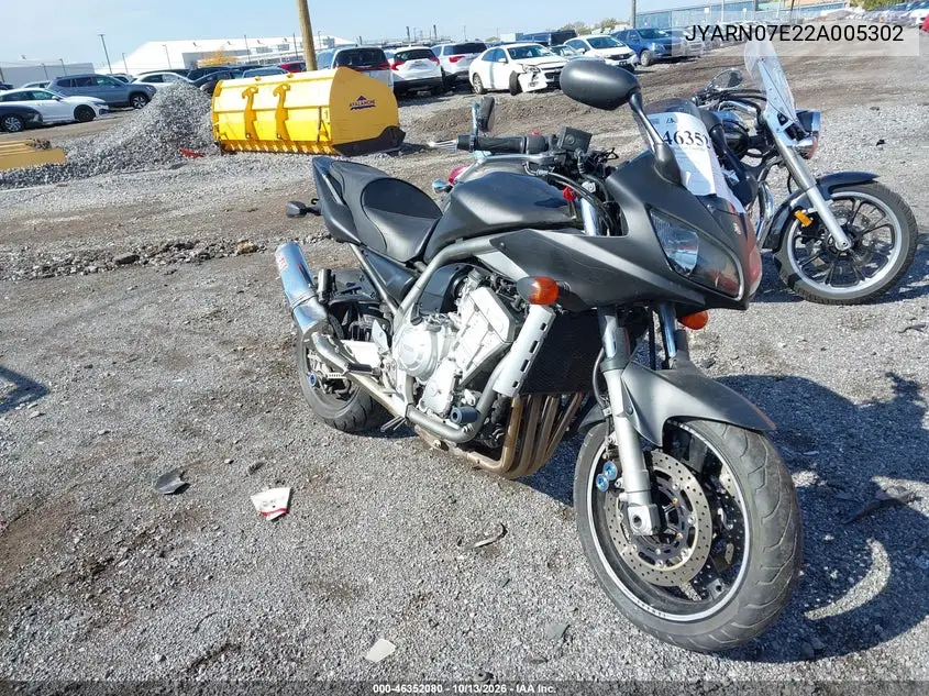 JYARN07E22A005302 Yamaha Fz 2002 — повреждение Естественный износ, фото до ремонта