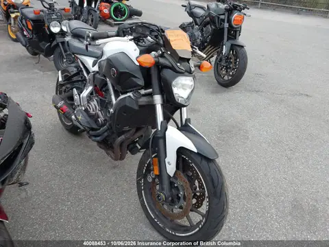 JYARM06N0FA001324 — 2015 Yamaha FZ07, Правый бок (Right Side), фото до ремонта