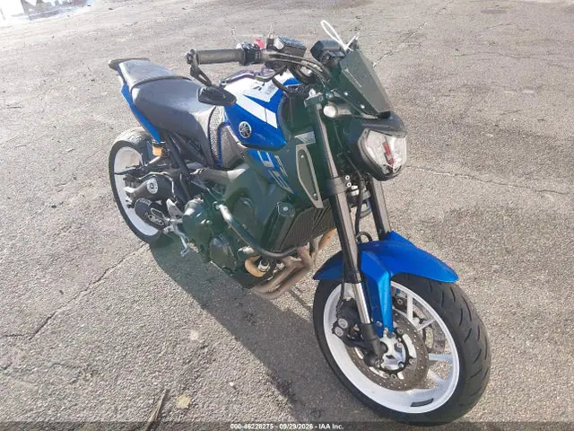 JYARN33E0GA010223 — 2016 Yamaha FZ09, Повреждения со всех сторон (All Over), фото до ремонта