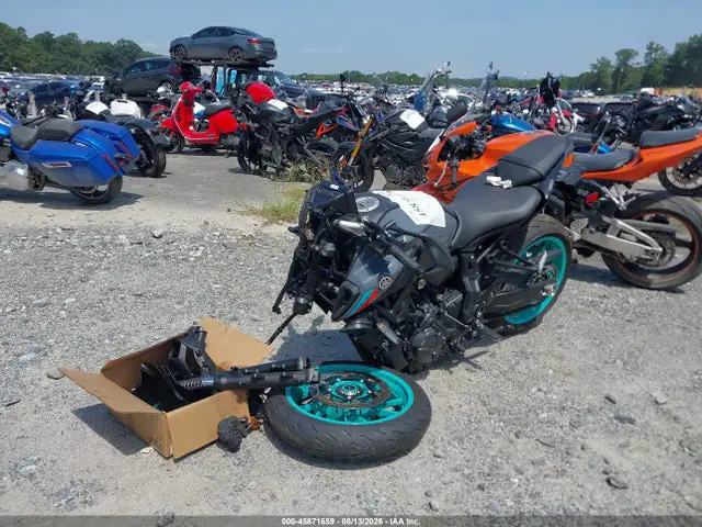 JYARM32E9PA007373 — 2023 Yamaha MT07, фото 2 с аукциона IAAI 30.09.2026, Передняя часть