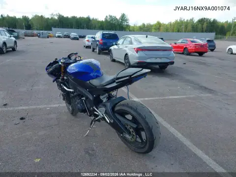 2009 Yamaha Yzfr6 VIN JYARJ16NX9A001074 фото 3