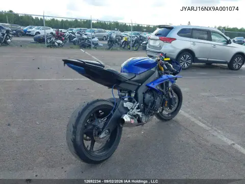 2009 Yamaha Yzfr6 VIN JYARJ16NX9A001074 фото 4