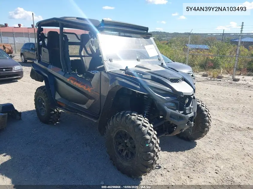 2022 Yamaha Yxe1000 VIN 5Y4AN39Y2NA103493 фото 1