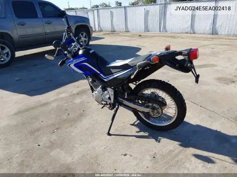 2014 Yamaha Xt250 VIN JYADG24E5EA002418 фото 3