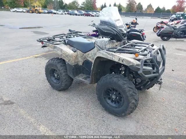 5Y4AMB6W6JA301293 — 2018 Yamaha YFM700 Fwad, Передняя часть (Front), фото до ремонта
