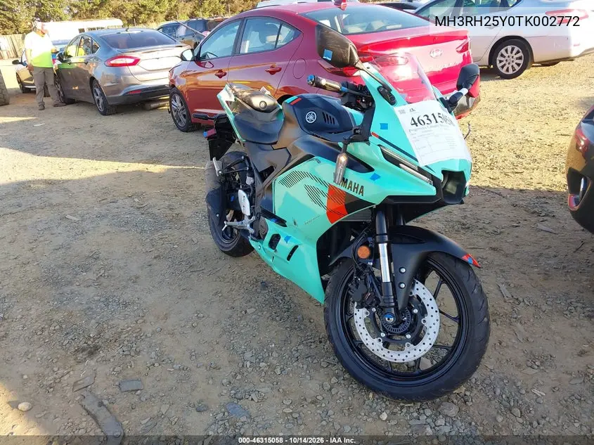 MH3RH25Y0TK002772 — 2026 Yamaha Yfz, фото 2 с аукциона IAAI, Повреждения со всех сторон