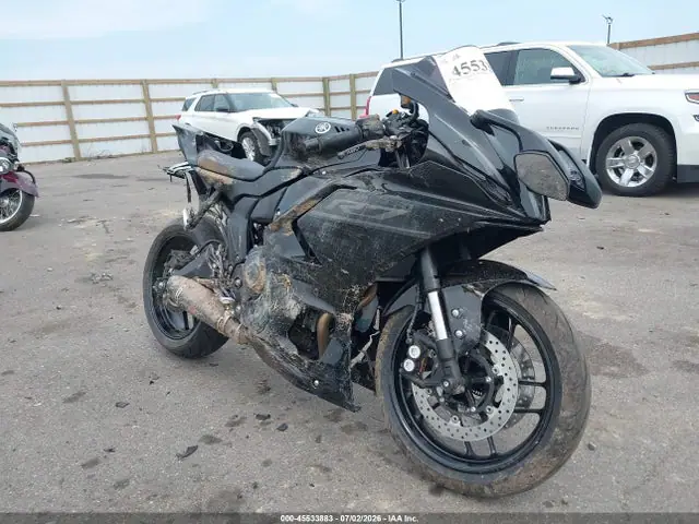 JYARM60E3TA001308 — 2026 Yamaha YZ490, Передняя и задняя части (Front & Rear), фото до ремонта