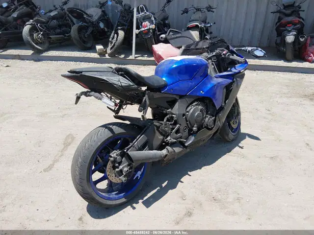 JYARN66Y4PA000933 — 2023 Yamaha YZFR1, фото 4 с аукциона IAAI 14.10.2026, Передняя и задняя части