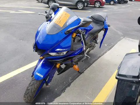 2019 Yamaha Yzfr3 A VIN MH3RH18N1KK001382 фото 2