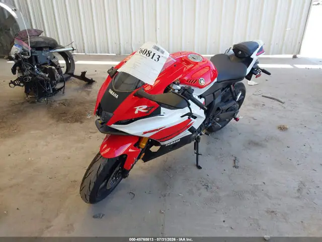 JYARM60E1TA003347 — 2026 Yamaha YZFR7, фото 2 с аукциона IAAI 30.09.2026, Передняя часть справа