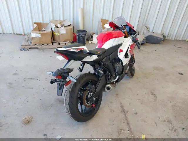 JYARM60E1TA003347 — 2026 Yamaha YZFR7, фото 4 с аукциона IAAI 30.09.2026, Передняя часть справа