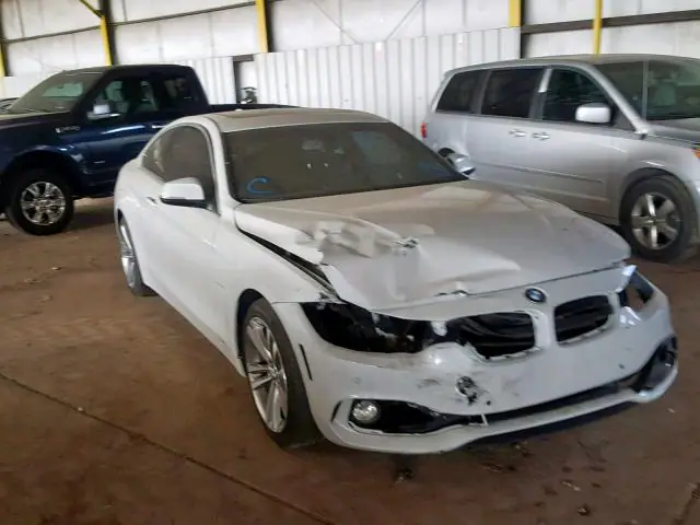 WBA4R7C57HK876570 BMW 430I 2017 — повреждение Передняя часть, фото до ремонта