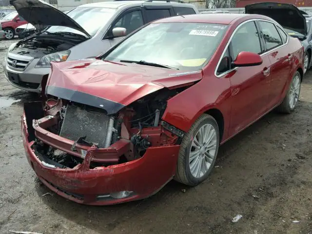 1G4PP5SK3D4222130 — 2013 Buick Verano, фото 2 с аукциона Аукцион 02.05.2018, Передняя часть