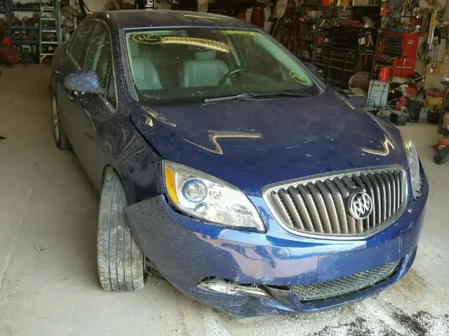 1G4PP5SK9D4147451 — 2013 Buick Verano, Град (Hail), фото до ремонта