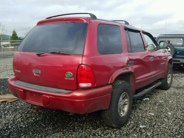 1B4HS28N2YF201137 — 2000 Dodge Durango, фото 4 с аукциона Аукцион 13.02.2018, Боковая часть