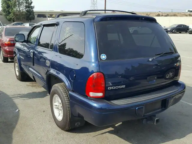1B4HR28Z3YF222044 — 2000 Dodge Durango, фото 3 с аукциона Аукцион 13.02.2018, Передняя часть