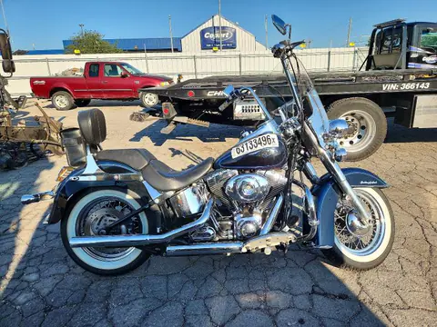 1HD1BWV1XEB045895 — 2014 Harley-Davidson Flstc, Задняя часть (Rear End), фото до ремонта