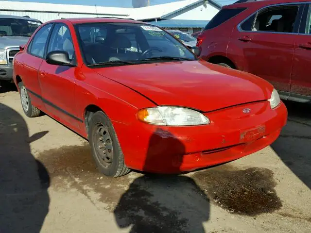 KMHJF24M0WU715823 — 1998 Hyundai Elantra, Задняя часть (Rear End), фото до ремонта