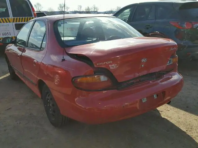 KMHJF24M0WU715823 — 1998 Hyundai Elantra, фото 3 с аукциона Аукцион 26.03.2018, Задняя часть