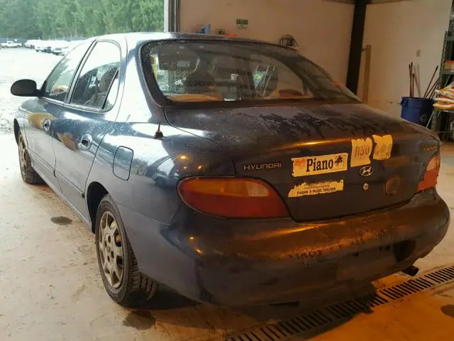KMHJF24M9WU695409 — 1998 Hyundai Elantra, фото 3 с аукциона Аукцион 20.03.2018, Мелкие вмятины и царапины