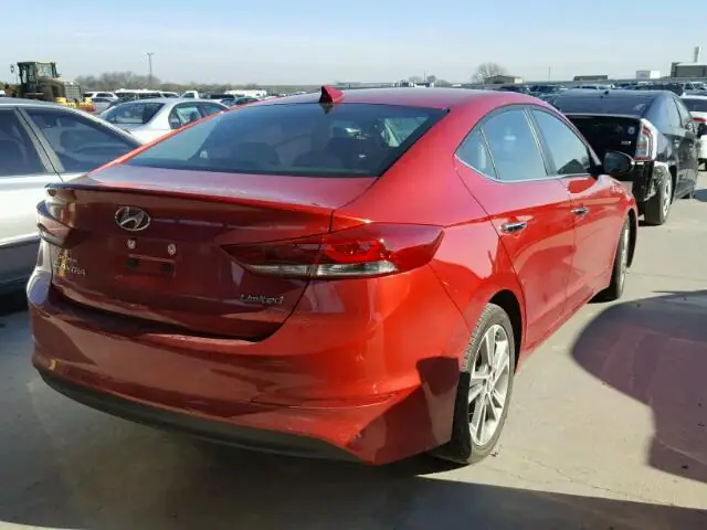 5NPD84LF1HH012190 — 2017 Hyundai Elantra, фото 4 с аукциона Аукцион 29.03.2018, Передняя часть