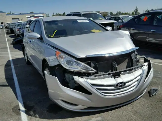 5NPEB4AC3BH279823 — 2011 Hyundai Sonata, Передняя часть (Front End), фото до ремонта