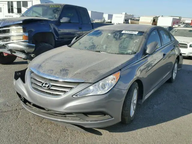 5NPEB4AC5EH904579 — 2014 Hyundai Sonata, фото 2 с аукциона Аукцион 26.01.2018, Передняя часть
