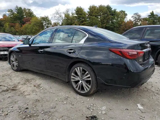 JN1EV7AR9JM436968 — 2018 Infiniti Q50 LUXE, фото 2 с аукциона Аукцион 11.10.2023, Передняя часть