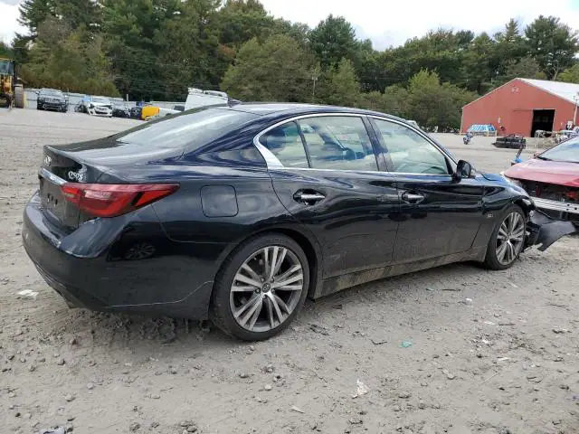 JN1EV7AR9JM436968 — 2018 Infiniti Q50 LUXE, фото 3 с аукциона Аукцион 11.10.2023, Передняя часть