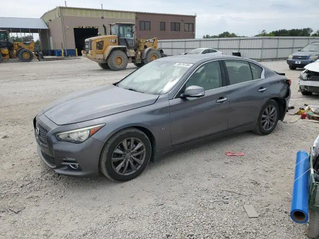 JN1BV7AR4EM685607 Infiniti Q50 2014 — повреждение Задняя часть, фото до ремонта