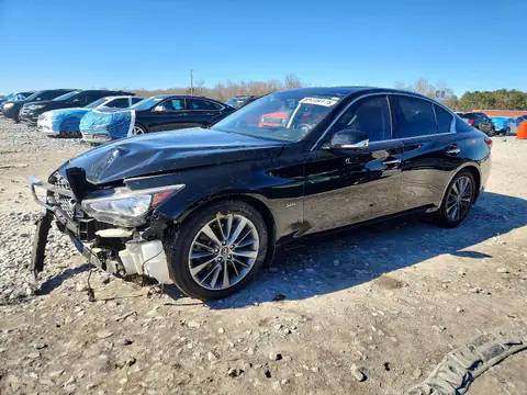 JN1EV7AP9KM518358 — 2019 Infiniti Q50, Передняя часть (Front End), фото до ремонта