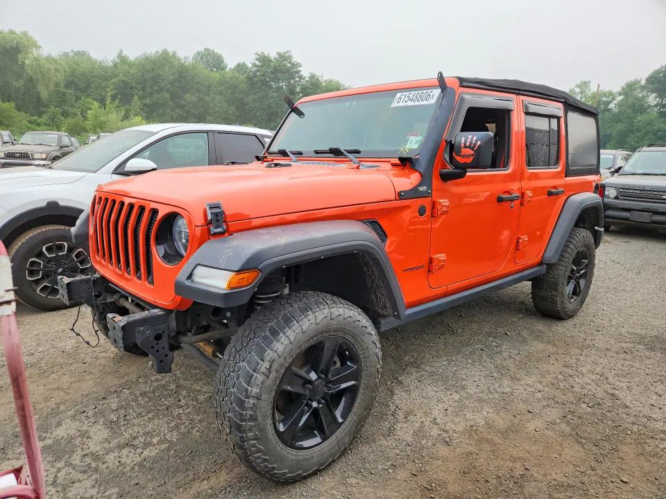 2020 JEEP WRANGLER UNLIMITED VIN 1C4HJXDG6LW285708 фото 1