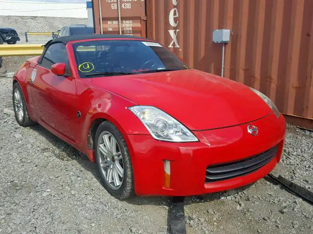 JN1BZ36A89M550409 — 2009 Nissan 350Z, Боковая часть (Side), фото до ремонта