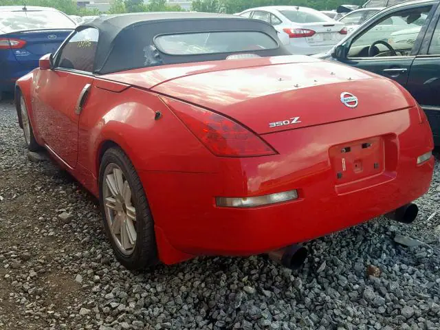 JN1BZ36A89M550409 — 2009 Nissan 350Z, фото 3 с аукциона Аукцион 20.08.2019, Боковая часть