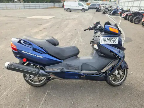 JS1CP51A732101276 — 2003 Suzuki AN650, Передняя часть (Front End), фото до ремонта