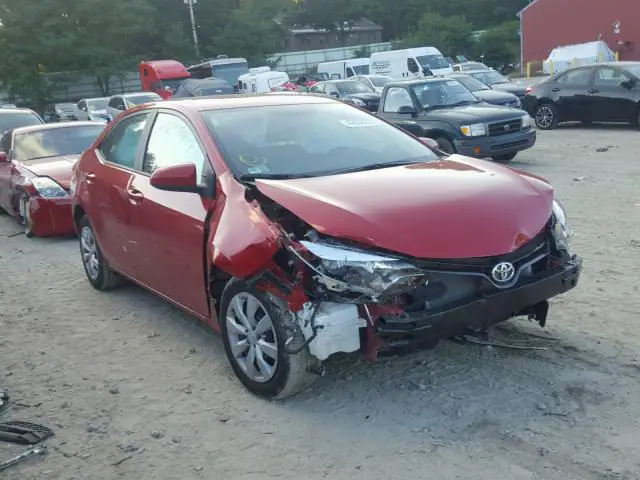 2T1BURHE2FC397677 — 2015 Toyota Corolla, Передняя часть (Front End), фото до ремонта