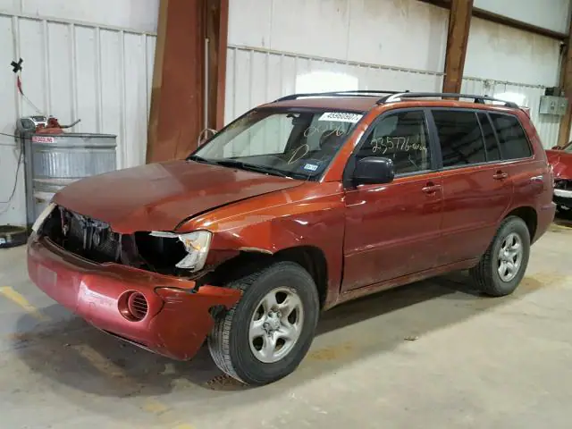 JTEGD21A830050036 — 2003 Toyota Highlander, фото 2 с аукциона Аукцион 18.12.2017, Передняя часть
