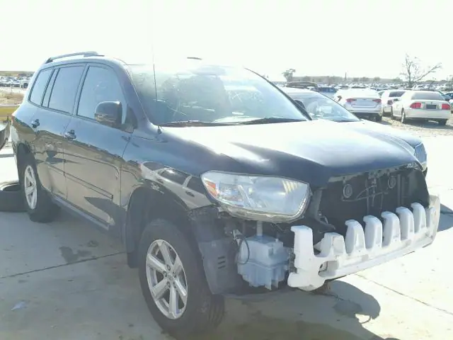 JTEDS41A892084530 — 2009 Toyota Highlander, Передняя часть (Front End), фото до ремонта