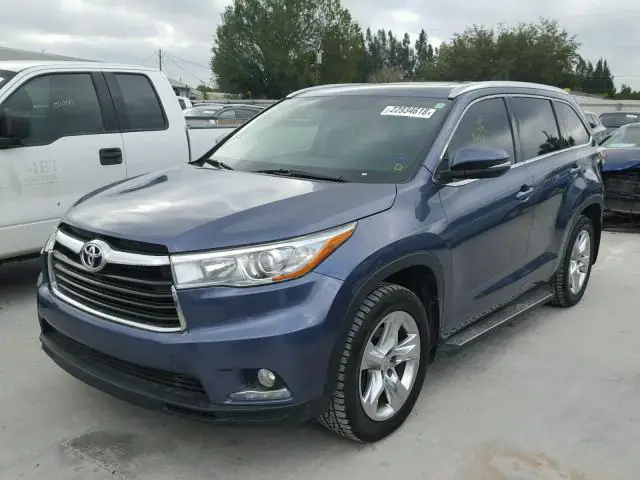 5TDYKRFH2FS042335 — 2015 Toyota Highlander, фото 2 с аукциона Аукцион 09.02.2018, Подтопление