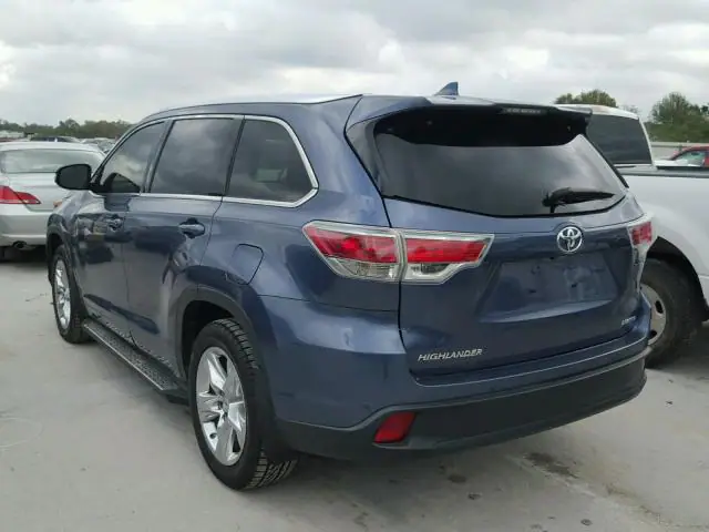 5TDYKRFH2FS042335 — 2015 Toyota Highlander, фото 3 с аукциона Аукцион 09.02.2018, Подтопление