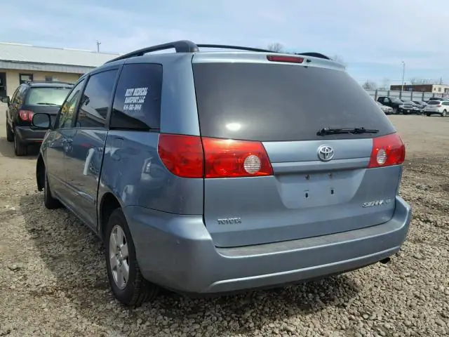 5TDZK23C68S179396 — 2008 Toyota Sienna, фото 3 с аукциона Аукцион 25.05.2018, Механические повреждения