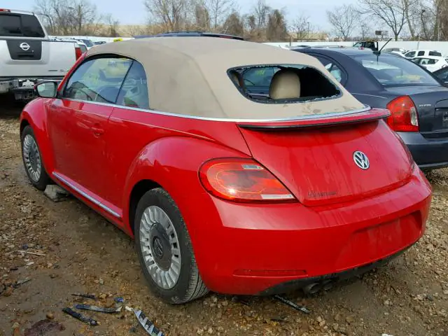 3VW5P7AT8DM800855 — 2013 Volkswagen Beetle, фото 3 с аукциона Аукцион 27.04.2018, Задняя часть