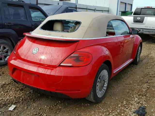 3VW5P7AT8DM800855 — 2013 Volkswagen Beetle, фото 4 с аукциона Аукцион 27.04.2018, Задняя часть