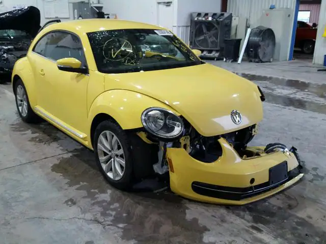 3VWJL7AT4EM608358 — 2014 Volkswagen Beetle, Передняя часть (Front End), фото до ремонта